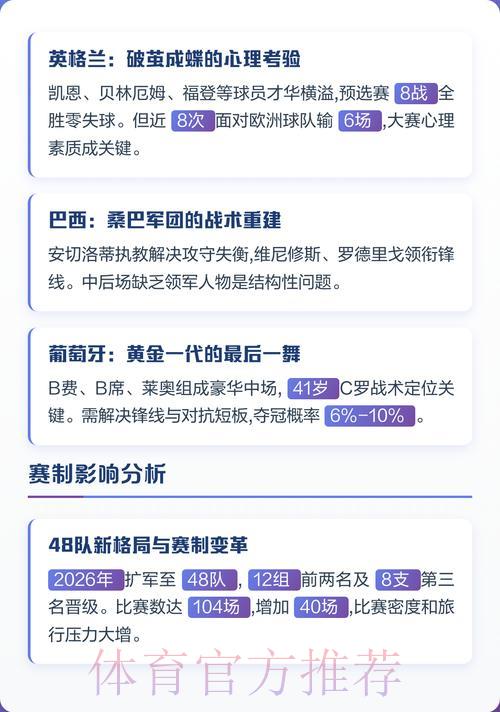 世界杯夺冠热门球队深度解析：科学预测指南
